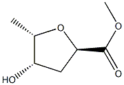 L-lyxo-Hexonic acid, 2,5-anhydro-3,6-dideoxy-, methyl ester (9CI) Structure