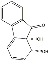 1,1a-dihydroxy-1-hydrofluoren-9-one Structure