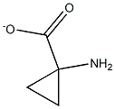 Cyclopropanecarboxylic acid, 1-amino-, ion(1-) (9CI) Structure