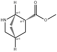2-Azabicyclo[2.2.1]heptane-6-carboxylicacid,methylester,(1R,4R,6R)-rel- Structure
