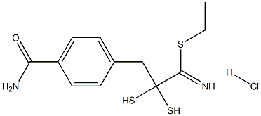 3-(4-carboxamidophenyldithio)propionthioimidate Structure