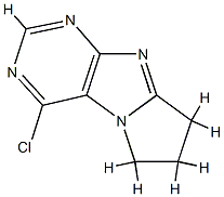 1-chloro-7,8-dihydro-6H-purino[7,8-a]pyrrole Structure