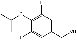 3,5-Difluoro-4-isopropoxyphenyl)methanol 구조식 이미지