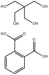 1,2-Benzenedicarboxylic acid, ester with 2,2-bis(hydroxymethyl)-1,3-propanediol  Structure