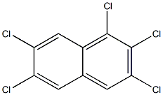 1,2,3,6,7-PENTACHLORONAPHTHALENE Structure