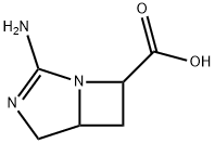 1,3-Diazabicyclo[3.2.0]hept-2-ene-7-carboxylicacid,2-amino-(9CI) 구조식 이미지