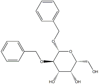 Benzyl 2-O-benzyl-β-D-galactopyranoside Structure