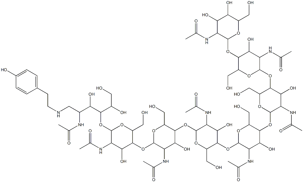 N-acetylchitooctaose Structure