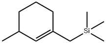 (3-METHYLCYCLOHEX-1-ENYLMETHYL)TRIMETHYLSILANE, 99 Structure