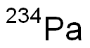 PROTACTINIUM-234 Structure