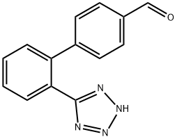 2'-(1H-Tetrazol-5-yl)-1,1'-biphenyl-4-carboxaldehyde (Losartan IMpurity) Structure
