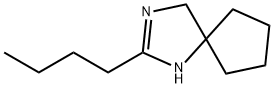 1,3-Diazaspiro[4.4]non-1-ene,2-butyl-(9CI) 구조식 이미지