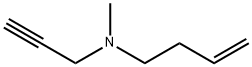 3-Buten-1-amine,N-methyl-N-2-propynyl-(9CI) Structure