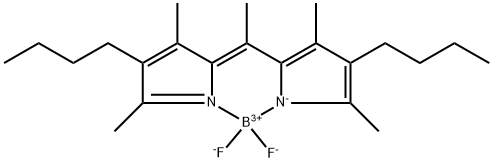 [[(4-Butyl-3,5-dimethyl-1H-pyrrol-2-yl)(4-butyl-3,5-dimethyl-2H-pyrrol-2-ylidene)methyl]methane](difluoroborane) 구조식 이미지