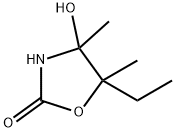 2-Oxazolidinone,5-ethyl-4-hydroxy-4,5-dimethyl-(9CI) 구조식 이미지