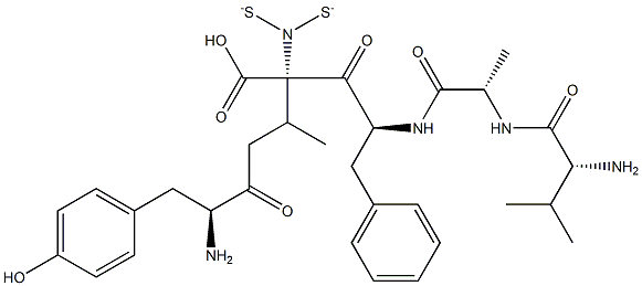 enkephalin, Pen(2,5)-Ala(3)- Structure