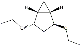 Bicyclo[3.1.0]hexane, 2,4-diethoxy-, (1-alpha-,2-alpha-,4-ba-,5-alpha-)- (9CI) Structure