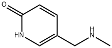 2(1H)-피리디논,5-[(메틸아미노)메틸]-(9Cl) 구조식 이미지