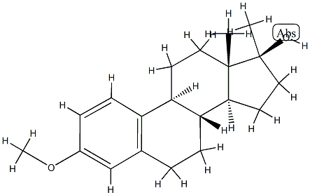3-Methoxy-17α-Methylestra-1,3,5(10)trien-17β-ol Structure
