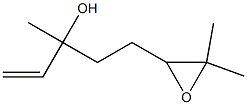 Oxiranepropanol,alpha-ethenyl-alpha,3,3-trimethyl-(9CI) 구조식 이미지