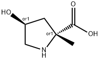 D-프롤린,4-하이드록시-2-메틸-,(4S)-rel-(9CI) 구조식 이미지