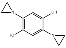 3,6-dimethyl-2,5-diaziridinylhydroquinone Structure