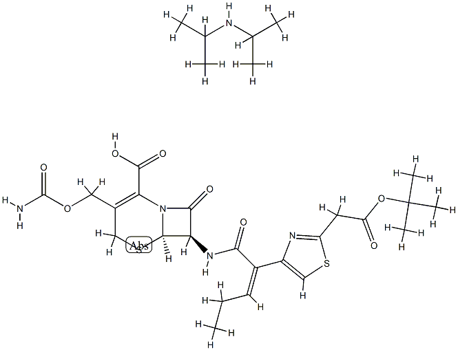 Precursor of cefcapene diisopropylanmine salt 구조식 이미지