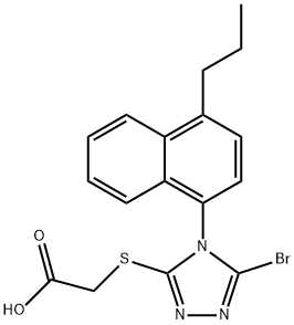 Lesinurad Impurity K 구조식 이미지