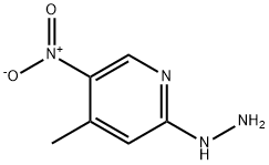 (4-Methyl-5-nitro-pyridin-2-yl)-hydrazine Structure