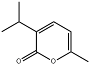 2H-Pyran-2-one,6-methyl-3-(1-methylethyl)-(9CI) Structure