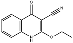 3-Quinolinecarbonitrile,2-ethoxy-1,4-dihydro-4-oxo-(9CI) 구조식 이미지