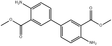 33DICARBOMETHOXYBENZIDINE Structure