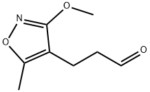 4-이속사졸프로판알,3-메톡시-5-메틸-(9CI) 구조식 이미지