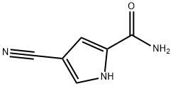 1H-Pyrrole-2-carboxamide,4-cyano-(9CI) Structure