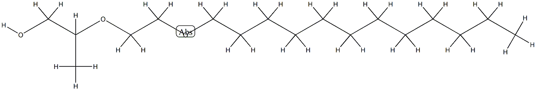 Glycols, 1,2-, C12-16, ethoxylated propoxylated Structure