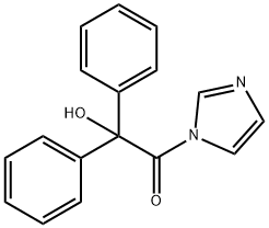 Ethanone, 2-hydroxy-1-(1H-imidazol-1-yl)-2,2-diphenyl- 구조식 이미지