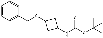 tert-butyl 3-(benzyloxy)cyclobutylcarbamate Structure