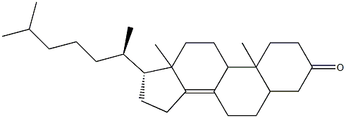 5α-Cholest-8(14)-en-3-one Structure