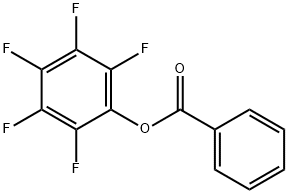 Benzoic  acid  pentafluorophenyl  ester,  BzOPfp 구조식 이미지