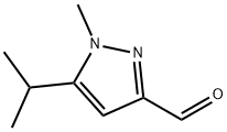 1H-Pyrazole-3-carboxaldehyde,1-methyl-5-(1-methylethyl)-(9CI) Structure