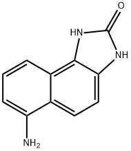 2H-Naphth[1,2-d]imidazol-2-one,6-amino-1,3-dihydro-(9CI) 구조식 이미지