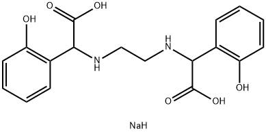 Ethydiaminedhephen acetic sodium salt 구조식 이미지