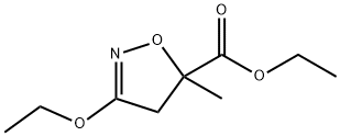 5-Isoxazolecarboxylicacid,3-ethoxy-4,5-dihydro-5-methyl-,ethylester(9CI) 구조식 이미지