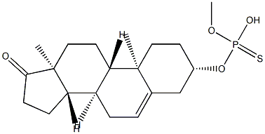 디히드로에피안드로스테론-3-O-메틸티오포스포네이트 구조식 이미지