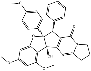 Dehydroaglaiastatin Structure