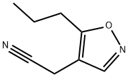 4-Isoxazoleacetonitrile,5-propyl-(9CI) Structure