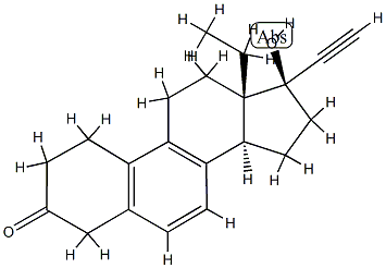 Δ5(10),6,8(9)-D-(-)-Norgestrel Structure