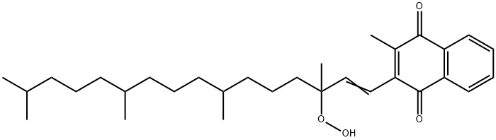 vitamin K1-hydroperoxide 구조식 이미지