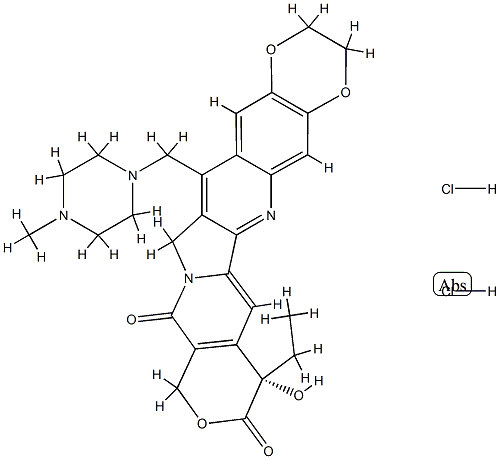 LURTOTECAN HYDROCHLORIDE Structure