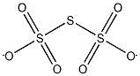 Trithionate 구조식 이미지